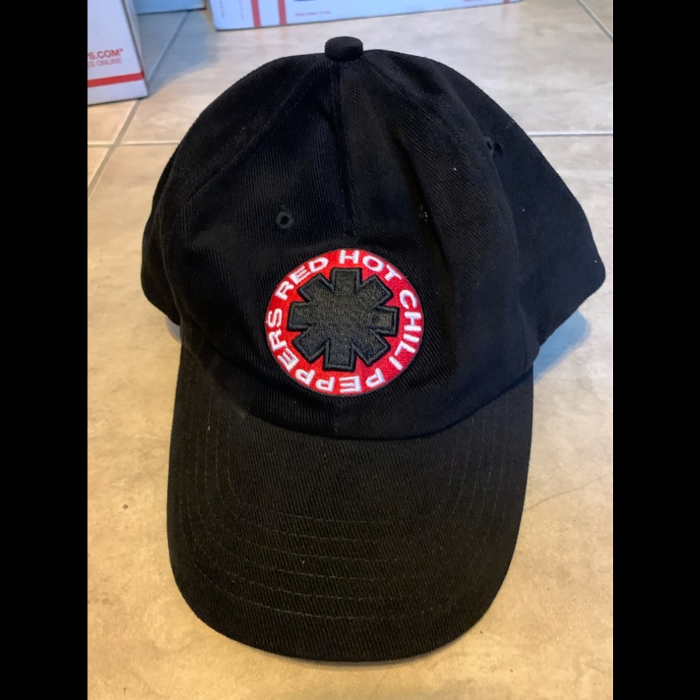 Red Hot Chili Peppers Black & Red Hat NEW no tag